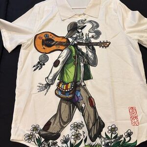 Men's Graphic Cream Shirt